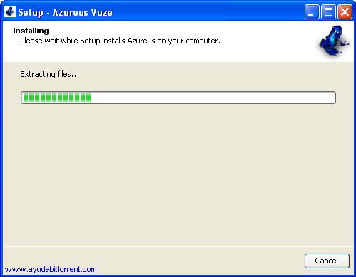 Instalacion Azureus Vuze Instalando