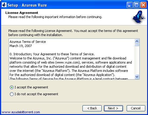 Instalacion Azureus Vuze Licencia