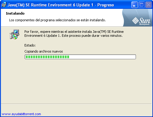 Instalacion JRE Instalando