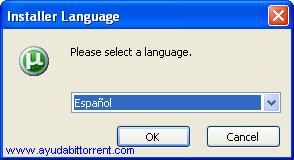 Instalacion uTorrent Lenguaje
